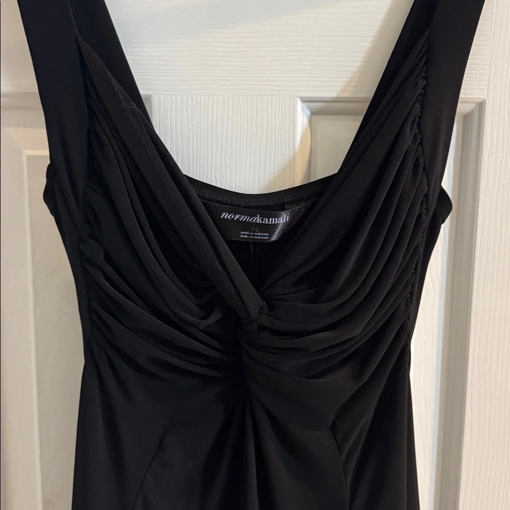 NWOT Norma Kamali Little Black Dress - Picture 4 of 9